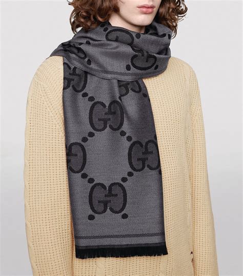 gucci gg scarf|gucci wool scarf women's.